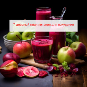 7-дневный план питания для похудения. Бонус: Рекомендации “Еда для похудения”.
