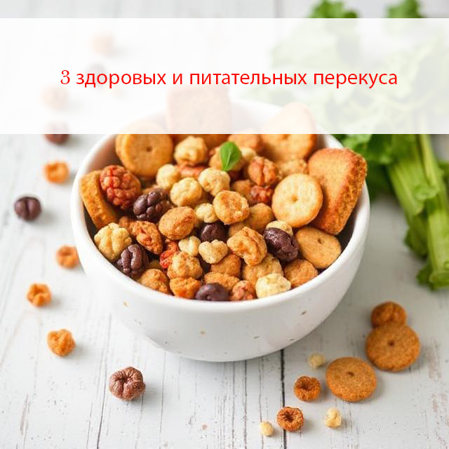 3 здоровых и питательных перекуса