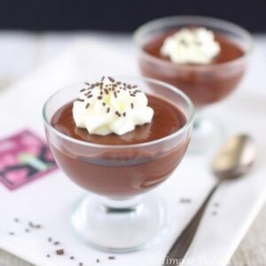 Chocolate Avocado Pudding with Coconut Whipped Cream