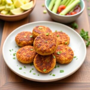 Gluten-free chickpea and turkey nuggets